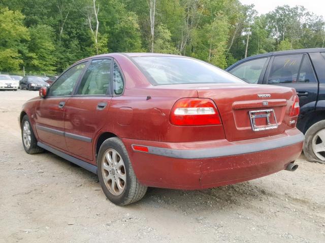 YV1VS29522F853794 - 2002 VOLVO S40 1.9T RED photo 3