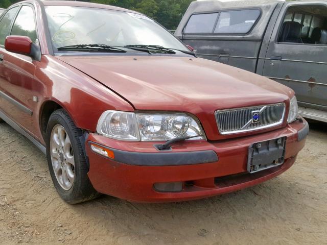 YV1VS29522F853794 - 2002 VOLVO S40 1.9T RED photo 9