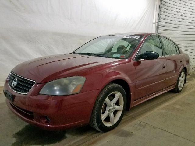 1N4BL11D76C139028 - 2006 NISSAN ALTIMA SE BURGUNDY photo 2