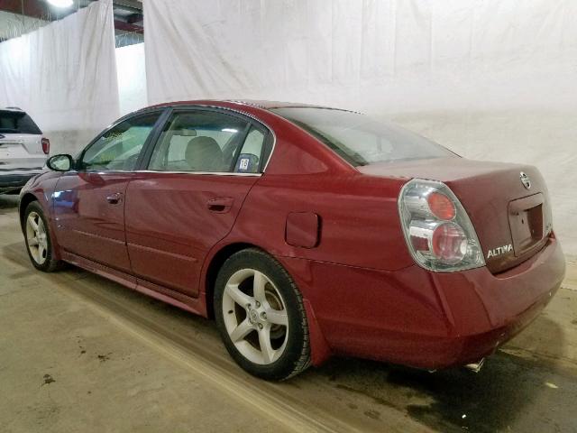 1N4BL11D76C139028 - 2006 NISSAN ALTIMA SE BURGUNDY photo 3