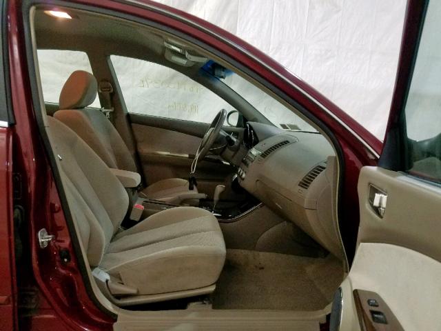 1N4BL11D76C139028 - 2006 NISSAN ALTIMA SE BURGUNDY photo 5