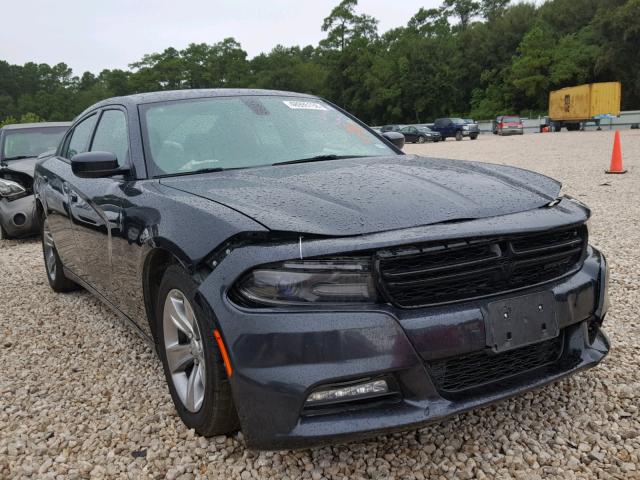 2C3CDXHG3GH174098 - 2016 DODGE CHARGER SX CHARCOAL photo 1