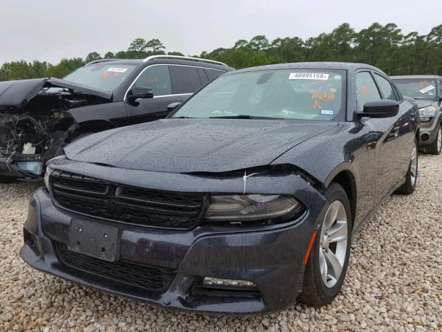 2C3CDXHG3GH174098 - 2016 DODGE CHARGER SX CHARCOAL photo 2