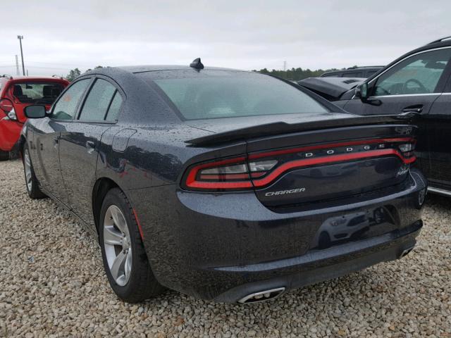 2C3CDXHG3GH174098 - 2016 DODGE CHARGER SX CHARCOAL photo 3