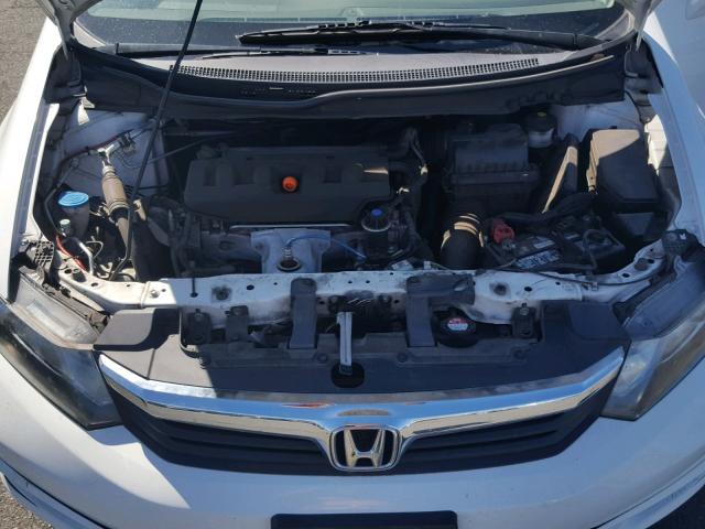 19XFB2F92CE366298 - 2012 HONDA CIVIC EXL WHITE photo 7