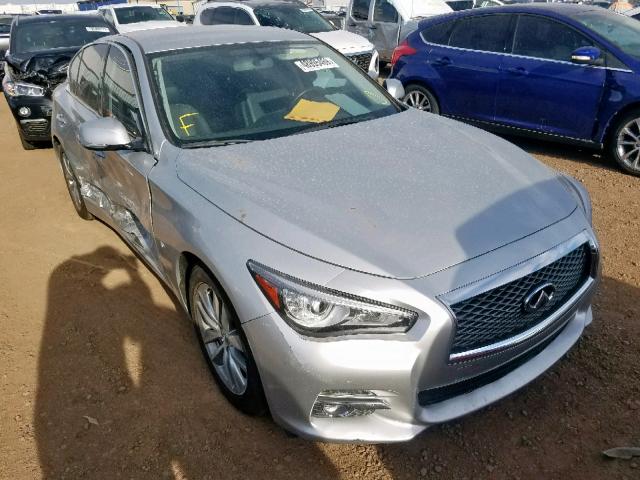 JN1BV7AP1FM346321 - 2015 INFINITI Q50 BASE SILVER photo 1