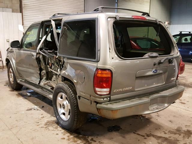 1FMZU85P8YZA94664 - 2000 FORD EXPLORER L GRAY photo 3