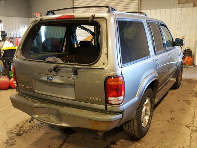 1FMZU85P8YZA94664 - 2000 FORD EXPLORER L GRAY photo 4