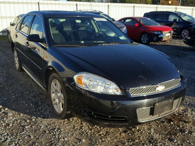 2G1WB5E38E1104017 - 2014 CHEVROLET IMPALA LIM BLACK photo 1