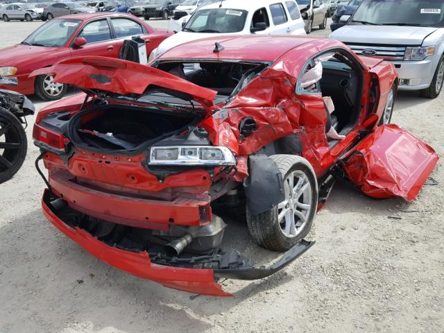 2G1FA1E38E9221612 - 2014 CHEVROLET CAMARO LS RED photo 4