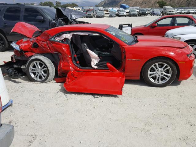 2G1FA1E38E9221612 - 2014 CHEVROLET CAMARO LS RED photo 9