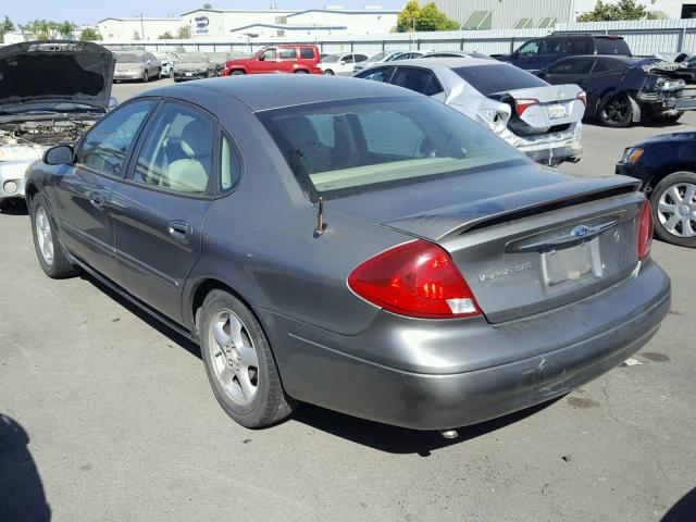 1FAFP55S02G102606 - 2002 FORD TAURUS SES GRAY photo 3