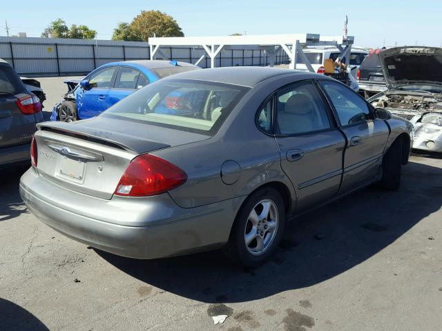 1FAFP55S02G102606 - 2002 FORD TAURUS SES GRAY photo 4