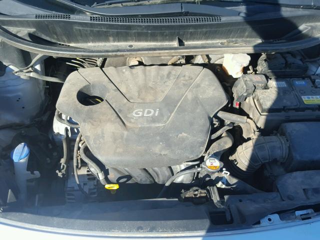 KNADN5A36F6518092 - 2015 KIA RIO EX SILVER photo 7