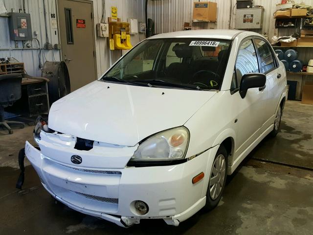 JS2RA41S125101460 - 2002 SUZUKI AERIO S WHITE photo 2