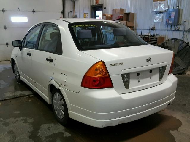 JS2RA41S125101460 - 2002 SUZUKI AERIO S WHITE photo 3