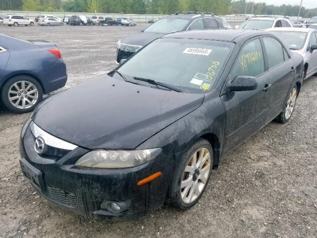 1YVHP80D265M30845 - 2006 MAZDA 6 S BLACK photo 2