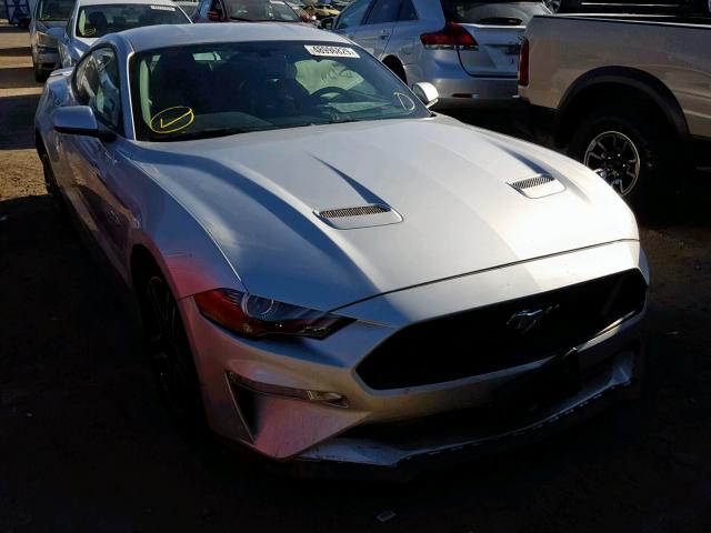 1FA6P8CF1K5188544 - 2019 FORD MUSTANG GT SILVER photo 1