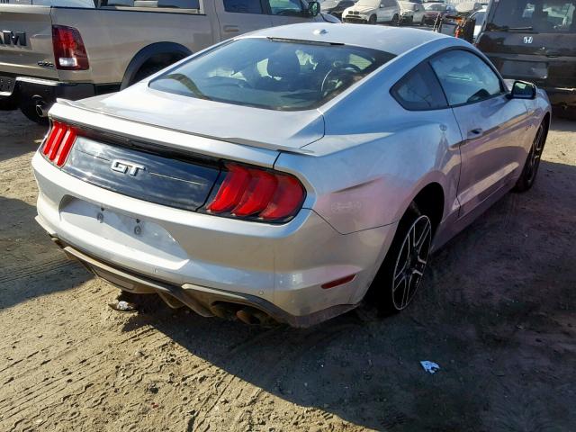 1FA6P8CF1K5188544 - 2019 FORD MUSTANG GT SILVER photo 4