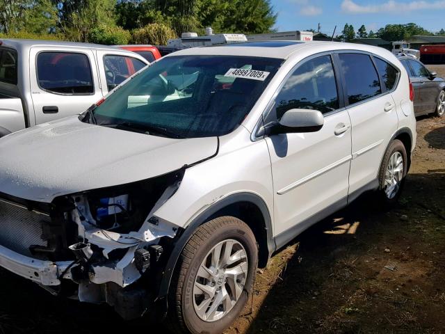 5J6RM4H77GL114679 - 2016 HONDA CR-V EXL WHITE photo 2