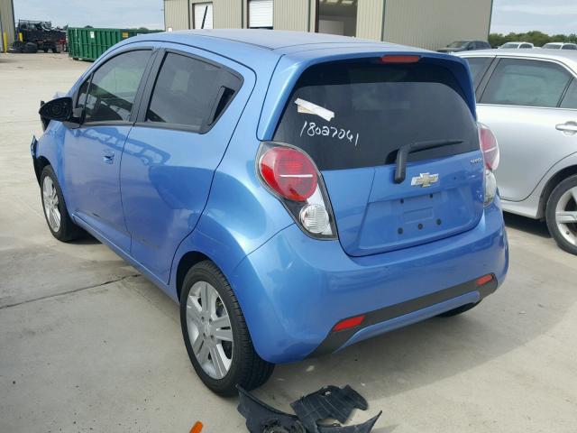 KL8CB6S99DC508910 - 2013 CHEVROLET SPARK LS BLUE photo 3