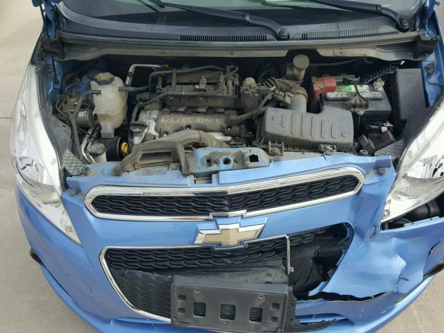 KL8CB6S99DC508910 - 2013 CHEVROLET SPARK LS BLUE photo 7