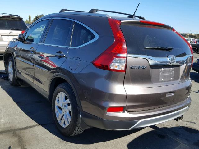 2HKRM4H74GH690840 - 2016 HONDA CR-V EXL TAN photo 3