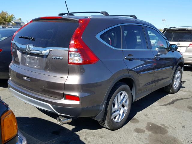 2HKRM4H74GH690840 - 2016 HONDA CR-V EXL TAN photo 4