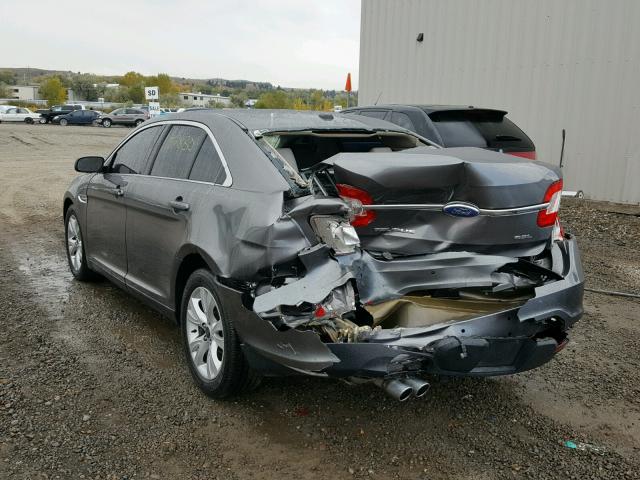 1FAHP2EWXBG171152 - 2011 FORD TAURUS SEL GRAY photo 3