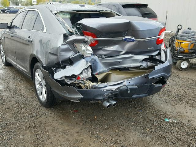 1FAHP2EWXBG171152 - 2011 FORD TAURUS SEL GRAY photo 9