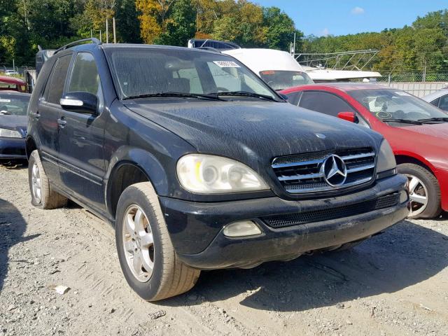 4JGAB75E42A295009 - 2002 MERCEDES-BENZ ML 500 BLACK photo 1