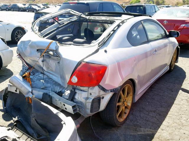 JTKDE177X50019800 - 2005 TOYOTA SCION TC ვერცხლისფერი ფოტო 4