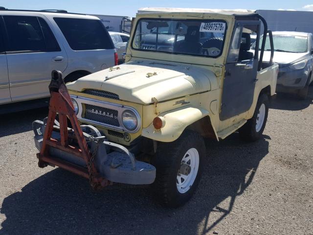 FJ4051479 - 1968 TOYOTA FJ CRUISER YELLOW photo 2