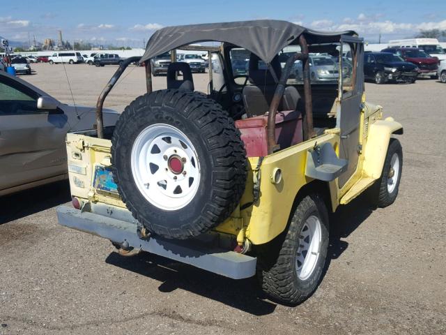 FJ4051479 - 1968 TOYOTA FJ CRUISER YELLOW photo 4