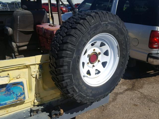 FJ4051479 - 1968 TOYOTA FJ CRUISER YELLOW photo 9