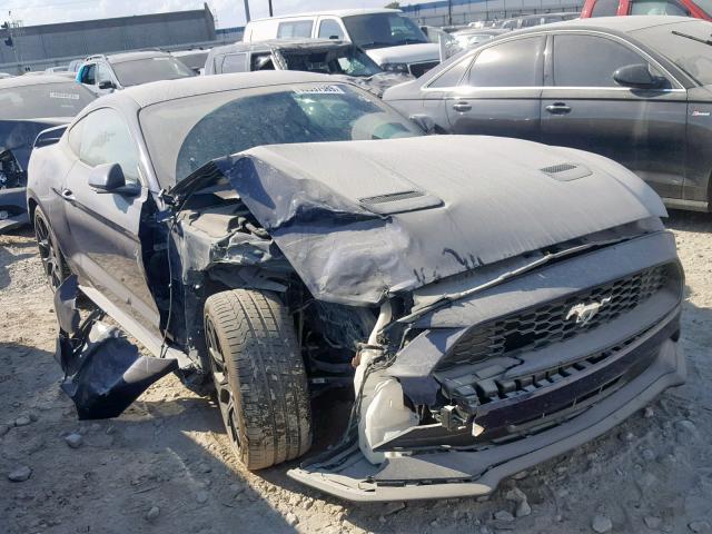 1FA6P8TH5J5100367 - 2018 FORD MUSTANG BLUE photo 1