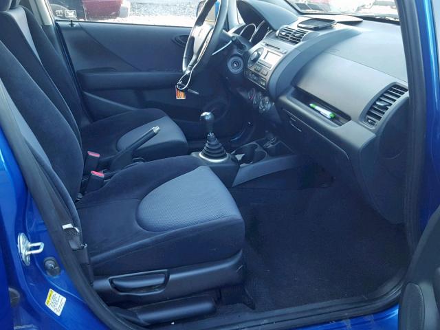 JHMGD376X7S048813 - 2007 HONDA FIT S 蓝色 照片 5