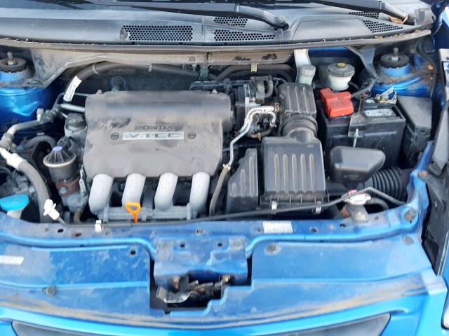 JHMGD376X7S048813 - 2007 HONDA FIT S 蓝色 照片 7