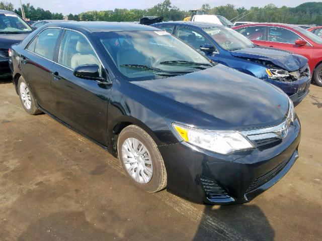 4T1BD1FK7EU140778 - 2014 TOYOTA CAMRY HYBR BLACK photo 1