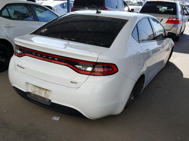 1C3CDFBB3GD538430 - 2016 DODGE DART SXT WHITE photo 4