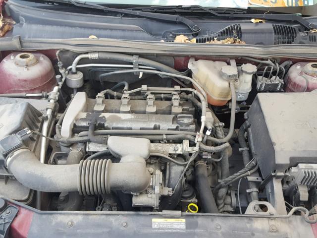 1G1ZS58F67F241696 - 2007 CHEVROLET MALIBU LS წითელი ფოტო 7