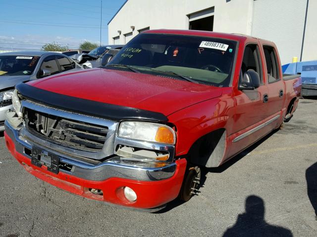 2GTEC13T951287567 - 2005 GMC NEW SIERRA RED photo 2