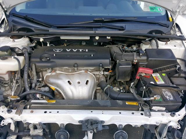 JTKDE3B7XA0319320 - 2010 TOYOTA SCION TC თეთრი ფოტო 7