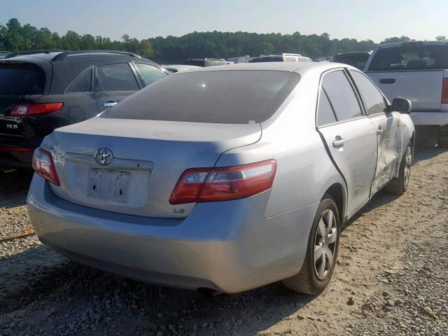 4T1BE46K77U181025 - 2007 TOYOTA CAMRY NEW SILVER photo 4