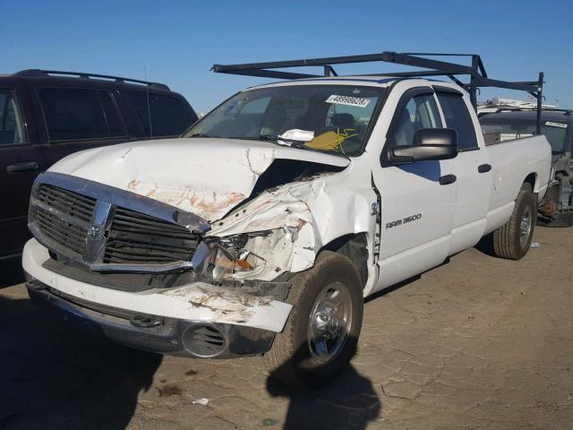 3D7LL38C56G119144 - 2006 DODGE RAM 3500 S WHITE photo 2