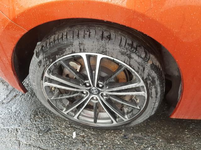 JF1ZNAA19G8708304 - 2016 TOYOTA SCION FR-S ORANGE photo 9