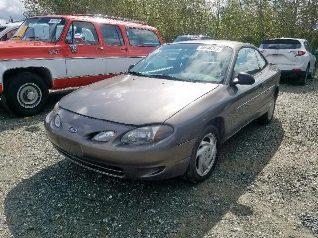 3FAFP11381R153270 - 2001 FORD ESCORT ZX2 BEIGE photo 2