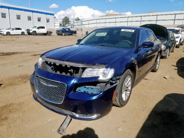 2C3CCAAG8GH206764 - 2016 CHRYSLER 300 LIMITE BLUE photo 2