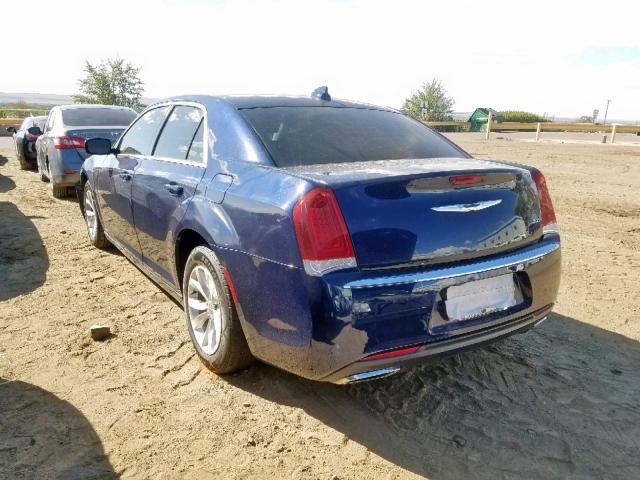 2C3CCAAG8GH206764 - 2016 CHRYSLER 300 LIMITE BLUE photo 3