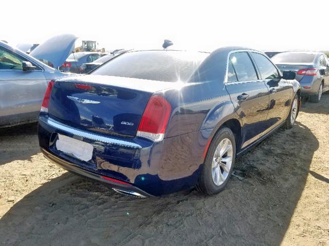 2C3CCAAG8GH206764 - 2016 CHRYSLER 300 LIMITE BLUE photo 4